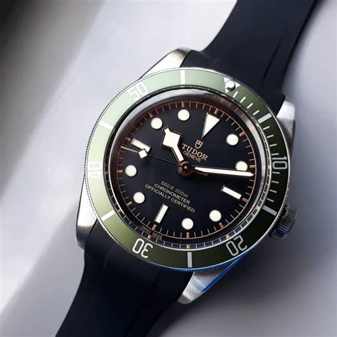 tudor black bay bronze rubber strap|tudor black bay rubber strap.